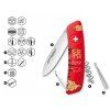 Swiza švýcarský nůž D01 Chinese New Year 2019 Red