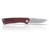 ACTA NON VERBA Z200 - LINER LOCK, PLAIN EDGE, G-10 RED