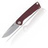 ACTA NON VERBA Z200 - LINER LOCK, PLAIN EDGE, G-10 RED