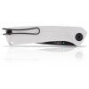 ACTA NON VERBA Z200 - DLC, LINER LOCK, PLAIN EDGE, G-10 WHITE