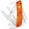 Swiza C07 Camouflage Orange Fern Scissors