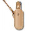Victorinox leather pouch with lanyard Wet Sand