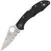 Spyderco Delica 4 Redline Black FRN Lightweight Combination