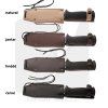 Leather pouch pcs i for knife UTON CZECH jantar
