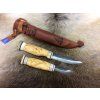 wood jewel double puukko set 23k 1