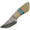 Damascus Fixed Blade Bone