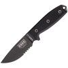 ESEE Serrated Black Model 3 G10 Sheath Black with MOLLE
