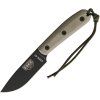 ESEE Plain Black Model 4 Modified Handle Sheath Leather