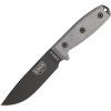ESEE Plain STAINLESS Black Model 4 with MOLLE