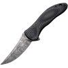 Civivi Synergy3 Damascus TP Black G10