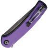 civivi mini asticus black stonewash purple g10