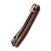 civivi hadros satin finish brown micarta