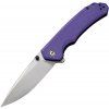 Civivi Brazen Stonewash Drop Point Purple G10