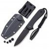 civivi elementum fixed blade black stonewash black g10
