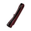 civivi elementum black stonewash burgundy g10