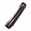 civivi elementum black stonewash ebony wood