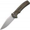 civivi cogent silver sandvik green micarta