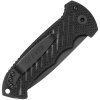gerber auto 06 button lock black tanto serrated