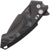 hogue x5 manual flipper 10cm black spear point black aluminum