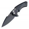 hogue x5 manual flipper black spear point black aluminum