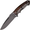 Hogue EX-F01 14cm Black Drop Point Cocobolo Hardwood