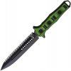 Heretic Knives Nephilim Black Elmax Green G10