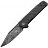 Civivi Cachet Damascus Clip Point Green Micarta