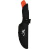 browning primal fixed blade guthook orange