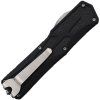 heretic knives colossus satin part serrated tanto black aluminum