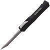 heretic knives colossus stonewash serrated tanto black aluminum