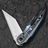 bestech knives blind fury satin finish blue titanium