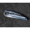 bestech knives blind fury satin finish blue titanium