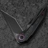 bestech knives blind fury black stonewash black titanium red marble