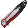 kershaw leek stonewash magnacut red aluminum