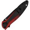 kershaw leek black magnacut red aluminum