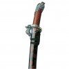 0102067 gladius replica tanto shimazu manico legno rosso