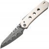 Civivi Vision FG Damascus Ivory G10
