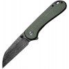 Civivi Elementum II Wharncliffe Damascus Green Micarta