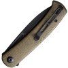 civivi caetus blackwash sandvik green micarta
