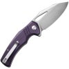 civivi bulltusk satin sandvik purple micarta