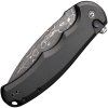civivi mini praxis damascus black aluminum