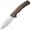 Civivi Sinisys Sandvik Brown Micarta
