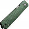 civivi sendy stonewash droppoint green micarta