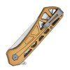 buck trace stonewash serrated bronze aluminum