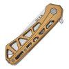 buck trace stonewash serrated bronze aluminum