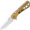 buck trace stonewash serrated bronze aluminum
