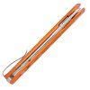 buck trace stonewash serrated orange aluminum