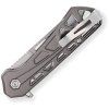buck mini trace ops stonewash finish gray aluminum