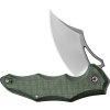 civivi chiro satin sandvik green micarta