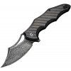 Civivi Chiro Damascus Carbon Fiber